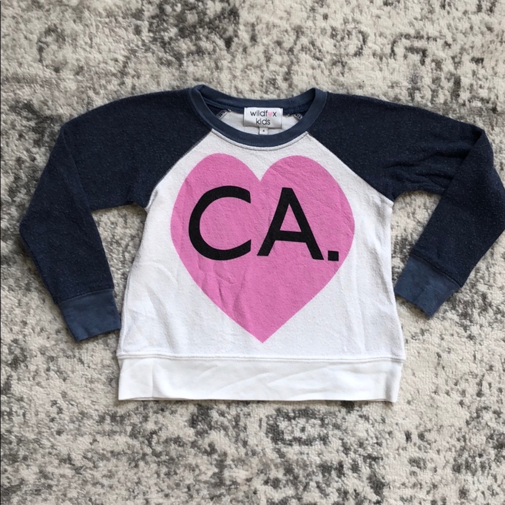 Wildfox kids CA/NY sweatshirt – size 4